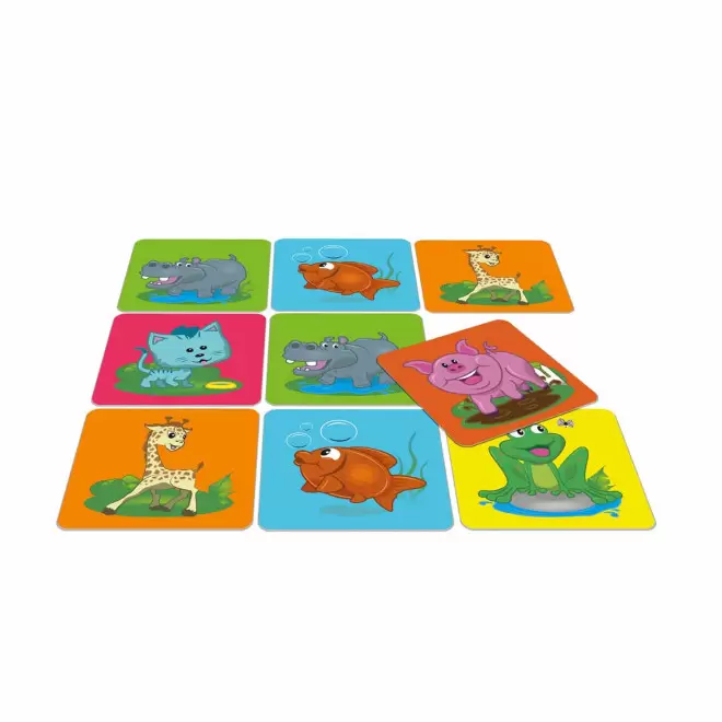 JEU DE MEMO QUADRI 22 CARTES PERSONNALISE 'TOM 22' - animaux