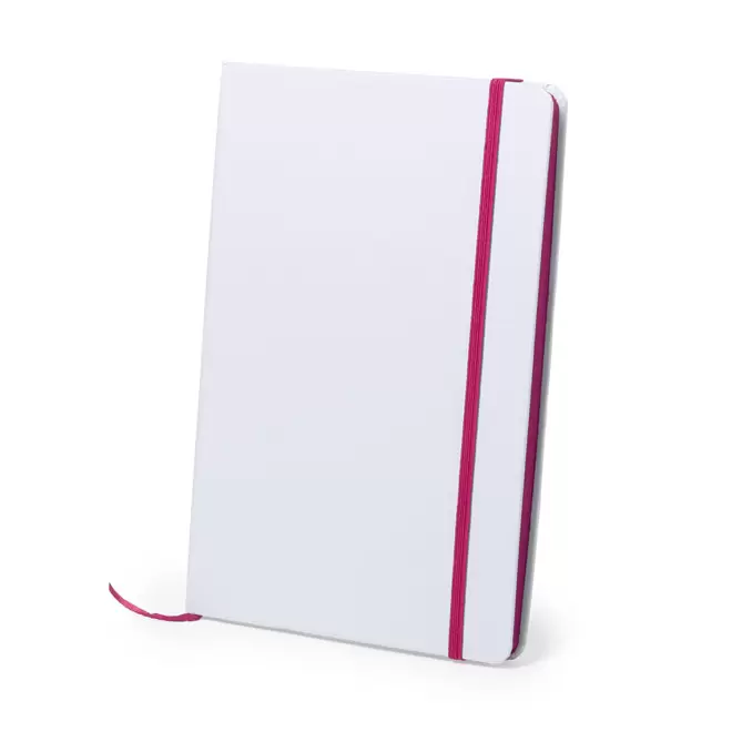CARNET A5 PERSONNALISABLE NON LIGNE 'AURELIEN CARTON' - fuchsia