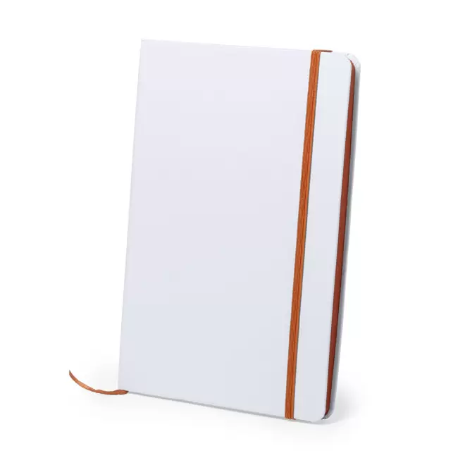 CARNET A5 PERSONNALISABLE NON LIGNE 'AURELIEN CARTON' - orange