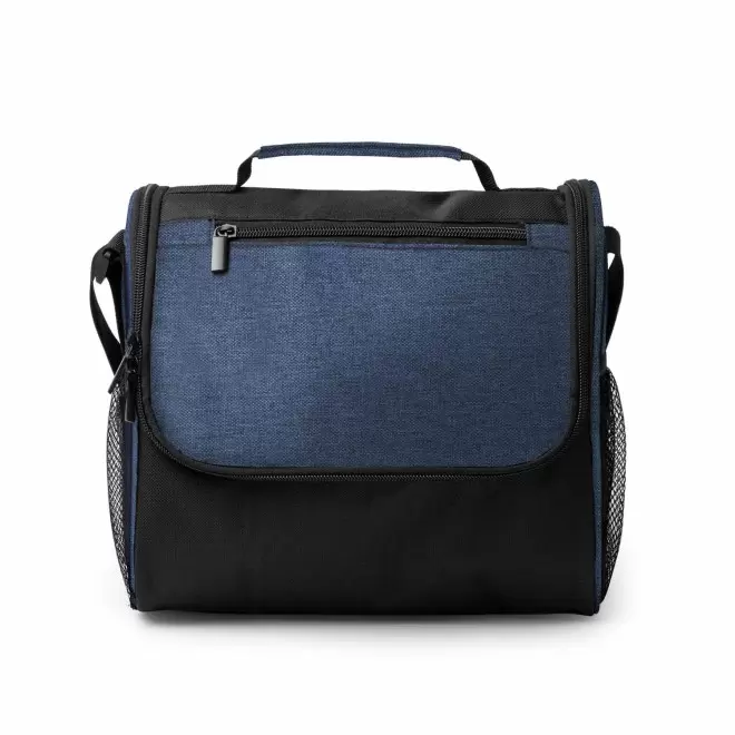 SAC ISOTHERME RPET PERSONNALISABLE 'MEMBO' - noir / bleu