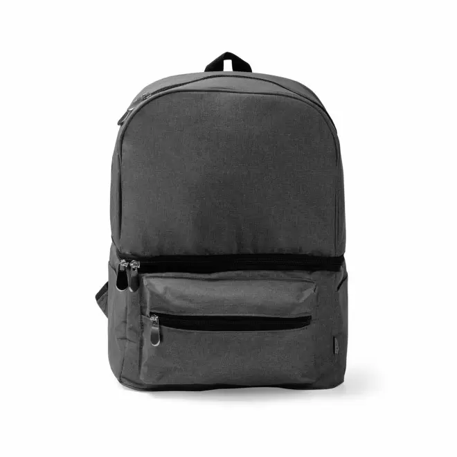 SAC A DOS ISOTHERME RPET PERSONNALISE 'LUNCHY' - noir