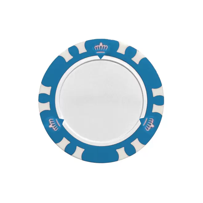 MARQUE BALLE GOLF PERSONNALISABLE 'BALSY POKER' - bleu ciel