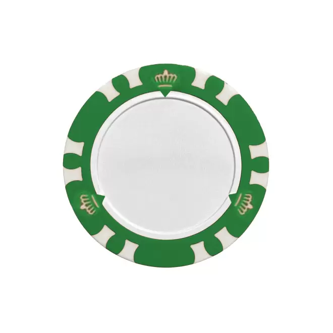MARQUE BALLE GOLF PERSONNALISABLE 'BALSY POKER' - vert