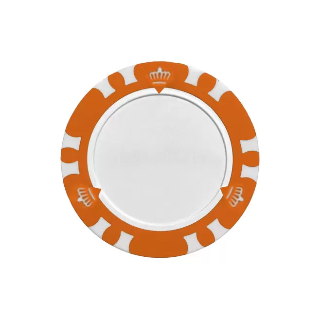 MARQUE BALLE GOLF PERSONNALISABLE 'BALSY POKER' - orange