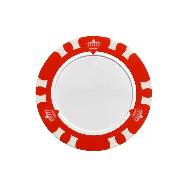 MARQUE BALLE GOLF PERSONNALISABLE 'BALSY POKER' - rouge