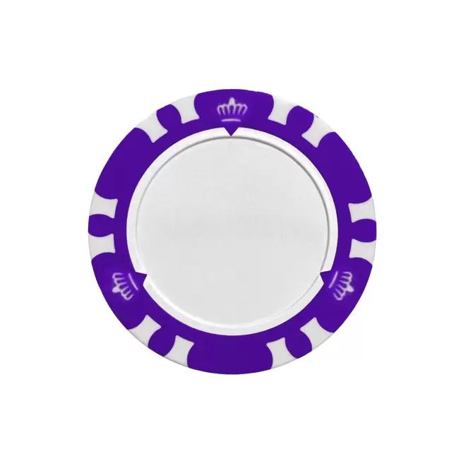 MARQUE BALLE GOLF PERSONNALISABLE 'BALSY POKER' - violet