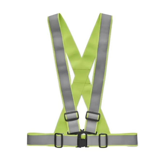 HARNAIS REFLECHISSANT 'SAFEFLUO COLOR' - vert fluo