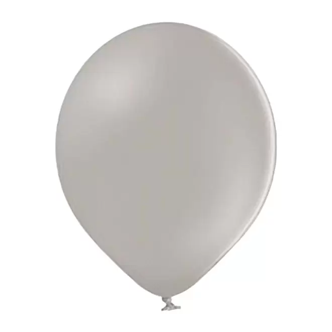 BALLON DE BAUDRUCHE PERSONNALISE ø27 CM 'LUFT QUADRI' - gris