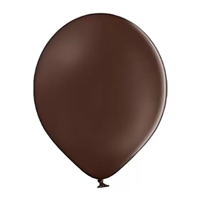 BALLON DE BAUDRUCHE PERSONNALISE ø27 CM 'LUFT QUADRI' - marron foncé