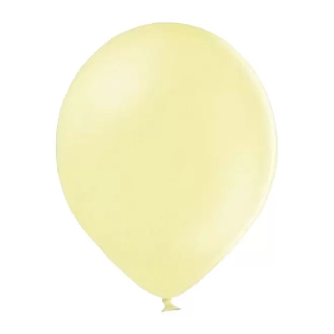 BALLON DE BAUDRUCHE PERSONNALISE ø27 CM 'LUFT QUADRI' - jaune pâle