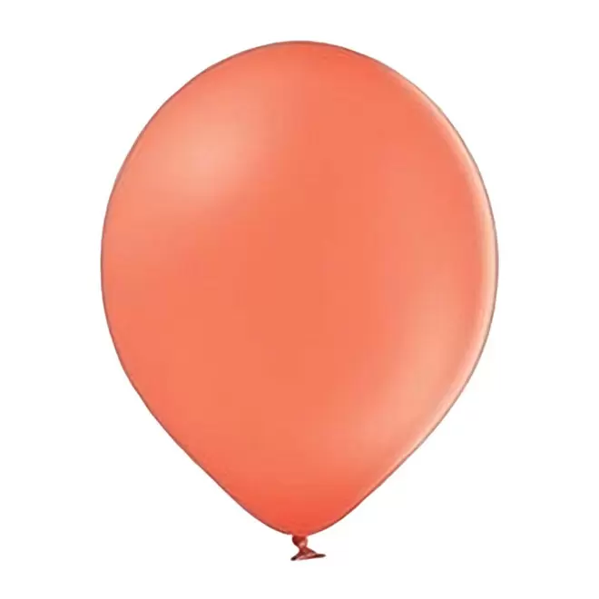 BALLON DE BAUDRUCHE PERSONNALISE ø27 CM 'LUFT QUADRI' - corail