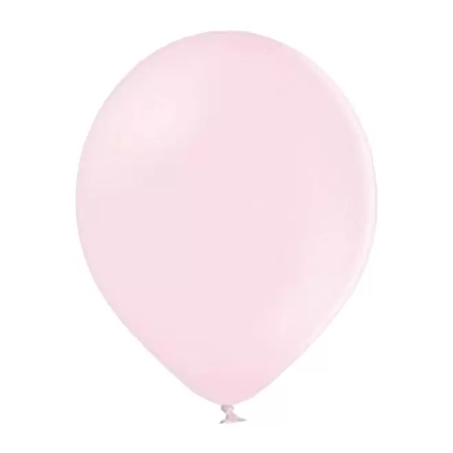 BALLON DE BAUDRUCHE PERSONNALISE ø27 CM 'LUFT QUADRI' - rose pâle