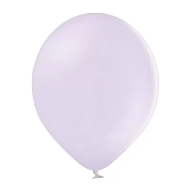 BALLON DE BAUDRUCHE PERSONNALISE ø27 CM 'LUFT QUADRI' - lilas pastel
