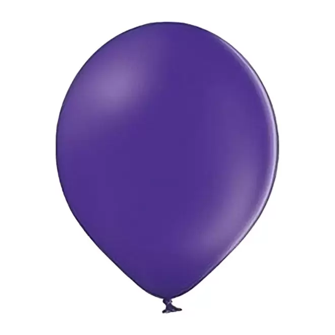 BALLON DE BAUDRUCHE PERSONNALISE ø27 CM 'LUFT QUADRI' - violet foncé