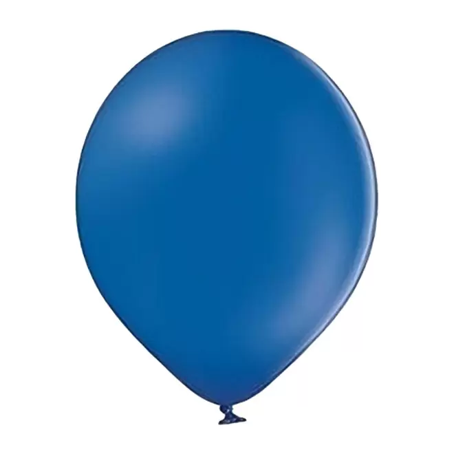 BALLON DE BAUDRUCHE PERSONNALISE ø27 CM 'LUFT QUADRI' - bleu royal