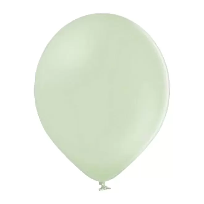 BALLON DE BAUDRUCHE PERSONNALISE ø27 CM 'LUFT QUADRI' - vert pastel