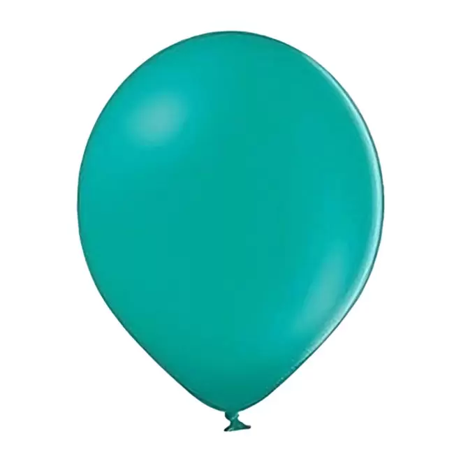 BALLON DE BAUDRUCHE PERSONNALISE ø27 CM 'LUFT QUADRI' - turquoise