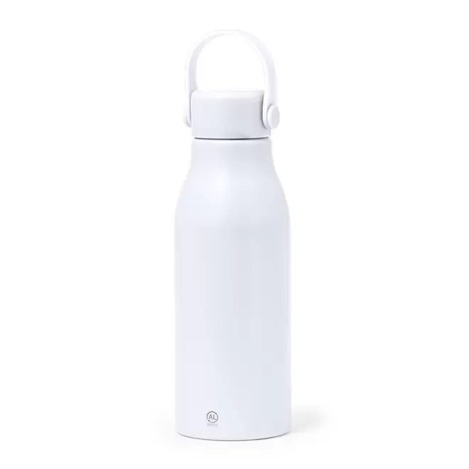 BOUTEILLE PERSONNALISEE EN ALU RECYCLE 700 ML 'LOS' - blanc