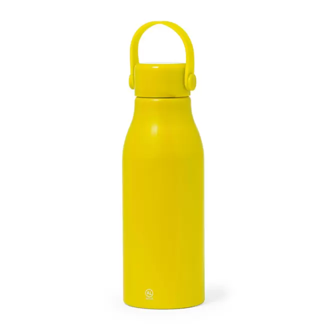 BOUTEILLE PERSONNALISEE EN ALU RECYCLE 700 ML 'LOS' - jaune