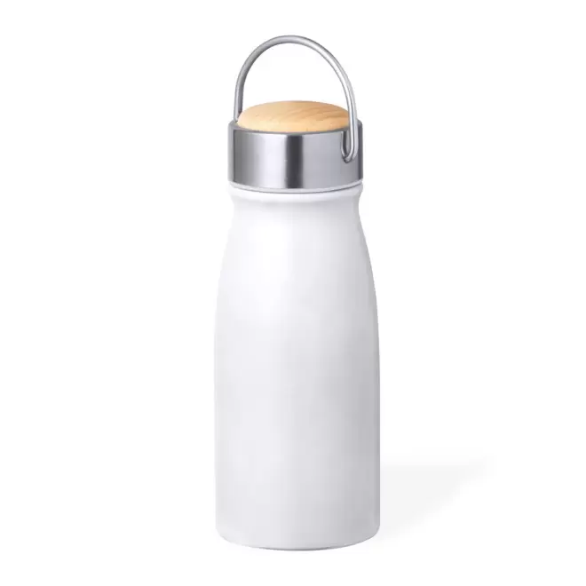 BOUTEILLE ISOTHERME PERSONNALISABLE 350 ML 'BRUNOMA POIGNEE' - blanc