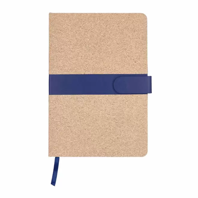 CARNET EN LIEGE PERSONNALISE 'ISÉE' - bleu marine