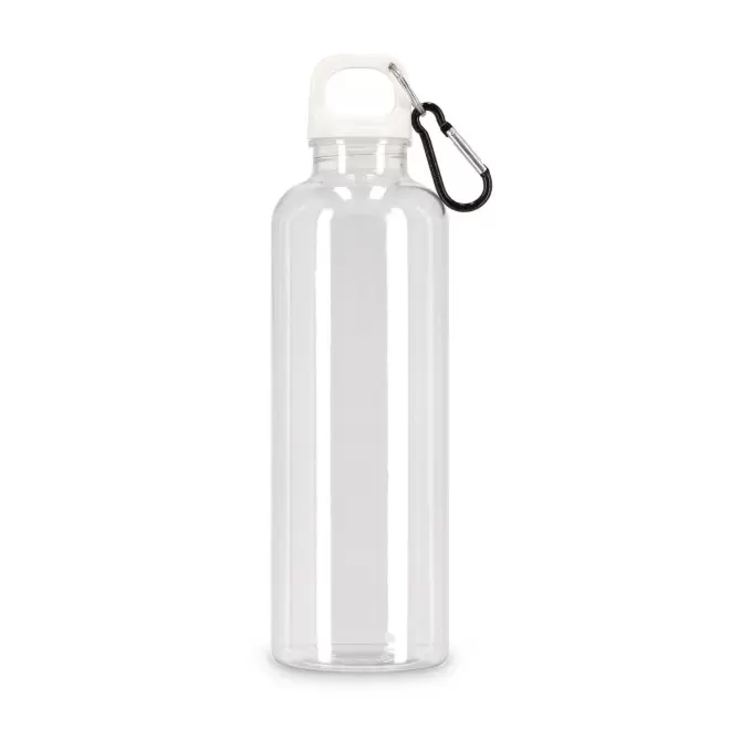 GOURDE RPET AVEC MOUSQUETON 750ML PERSONNALISABLE 'MANCYO' - transparent
