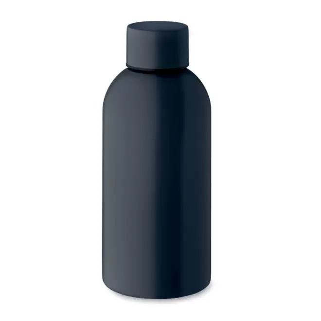 BOUTEILLE PERSONNALISEE EN ACIER RECYCLE 500ML 'SPOZIA' - bleu marine