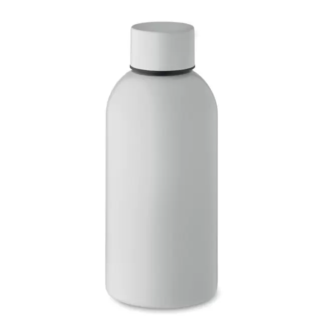 BOUTEILLE PERSONNALISEE EN ACIER RECYCLE 500ML 'SPOZIA' - blanc