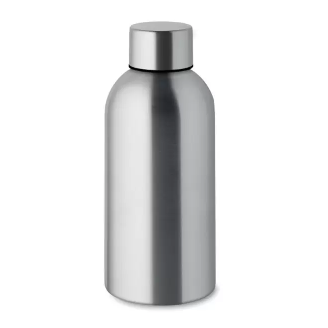 BOUTEILLE PERSONNALISEE EN ACIER RECYCLE 500ML 'SPOZIA' - argente mat