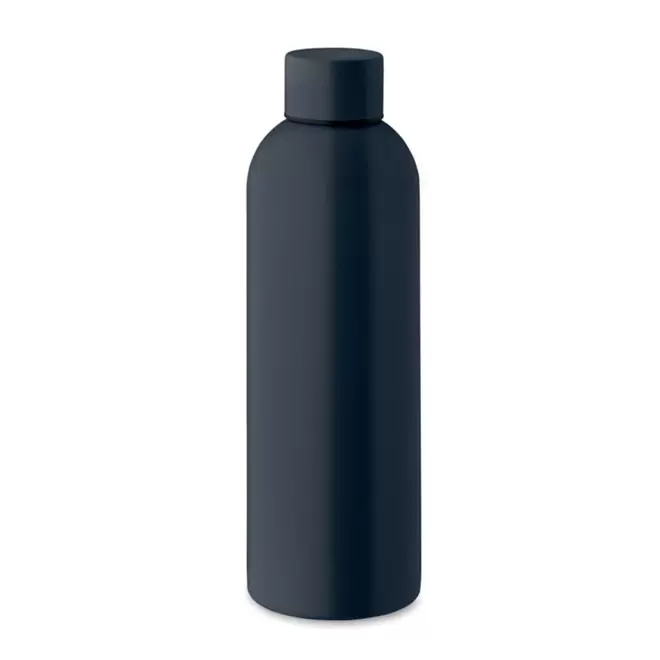 BOUTEILLE PERSONNALISEE EN ACIER RECYCLE 750ML 'SPOZIA' - bleu marine