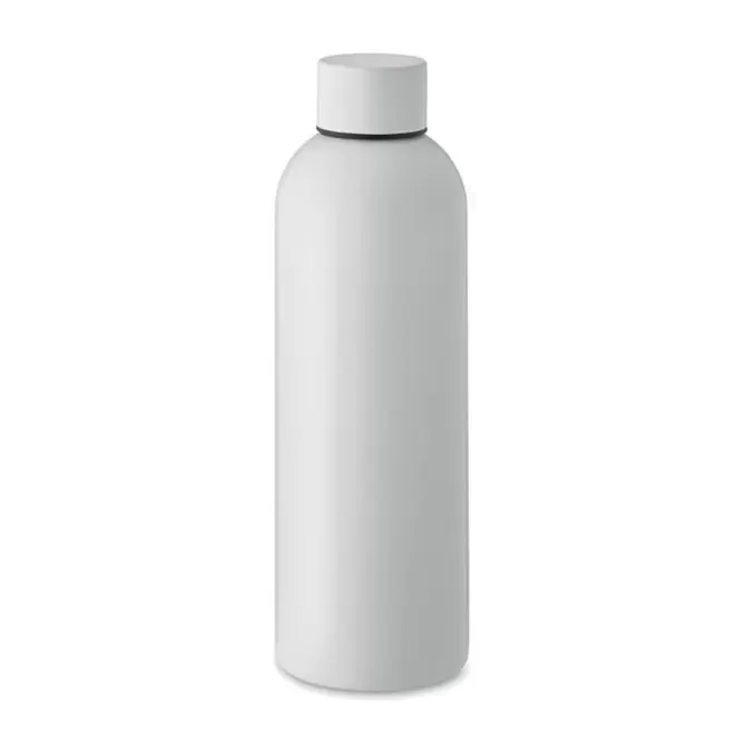 BOUTEILLE PERSONNALISEE EN ACIER RECYCLE 750ML 'SPOZIA' - blanc