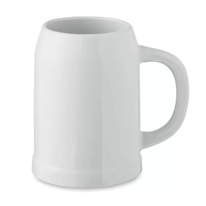 CHOPE BIERE PERSONNALISEE CERAMIQUE 500ML 'CHOPI SUBLI' - blanc