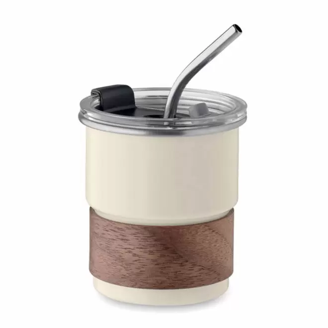 MUG A MATE ACIER RECYCLE PERSONNALISABLE 'COFCIA' - beige