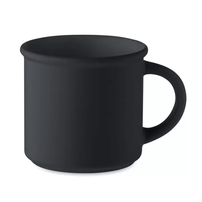 MUG CÉRAMIQUE PERSONNALISE MATE DESIGN VINTAGE 'RONSIO' - noir