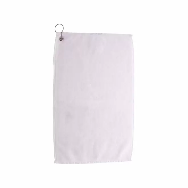 SERVIETTE DE GOLF PERSONNALISABLE 'GOLOFEU SUBLI' - blanc