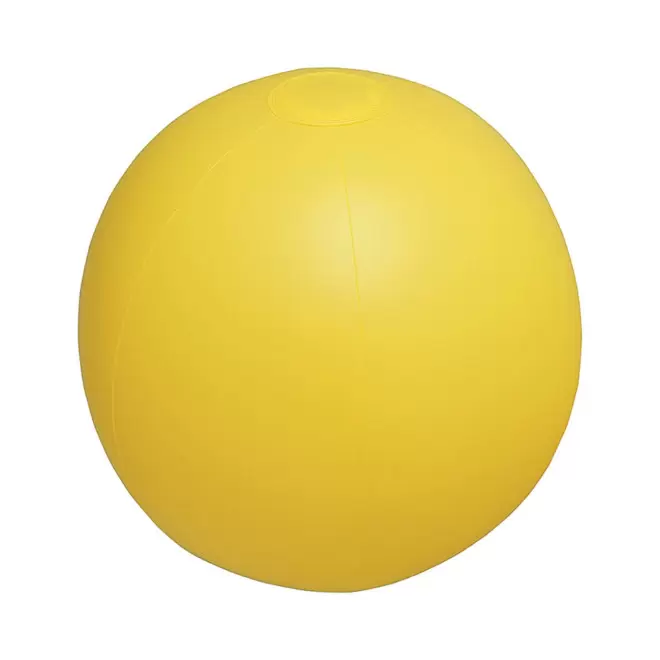 BALLON DE PLAGE PERSONNALISE 'PLAYA UNI' - jaune