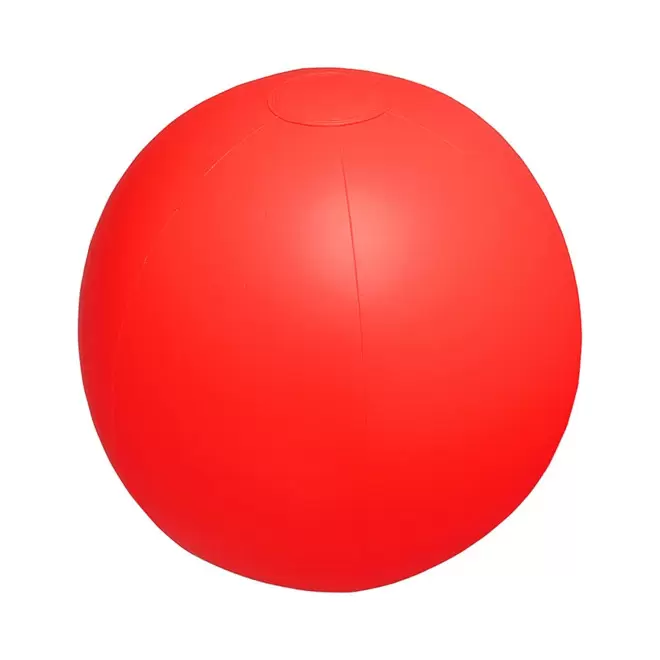 BALLON DE PLAGE PERSONNALISE 'PLAYA UNI' - rouge