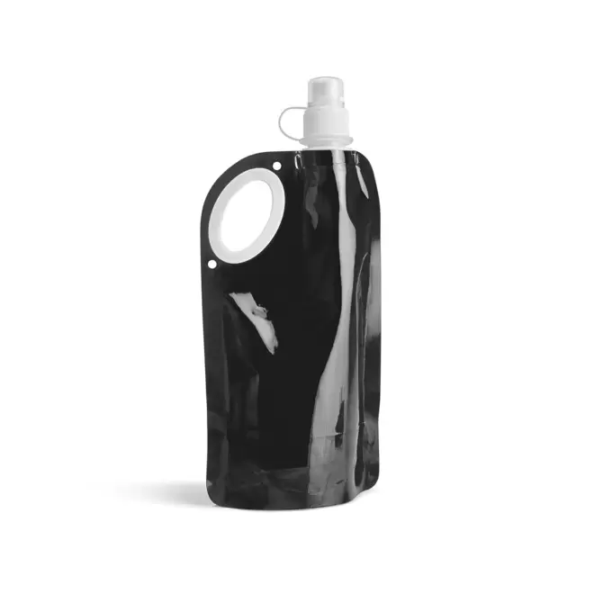 GOURDE DE SPORT PLIABLE 750ML PERSONNALISABLE 'FITTO' - noir