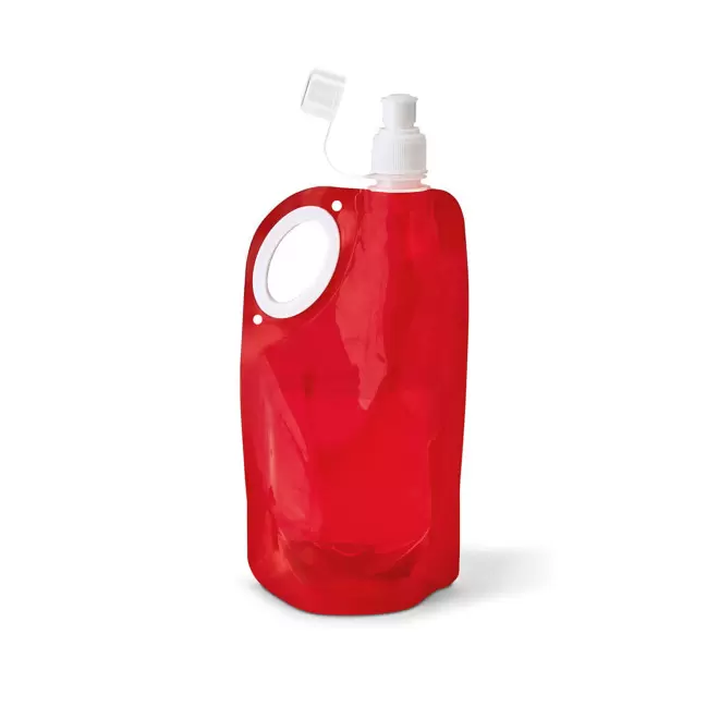 GOURDE DE SPORT PLIABLE 750ML PERSONNALISABLE 'FITTO' - rouge