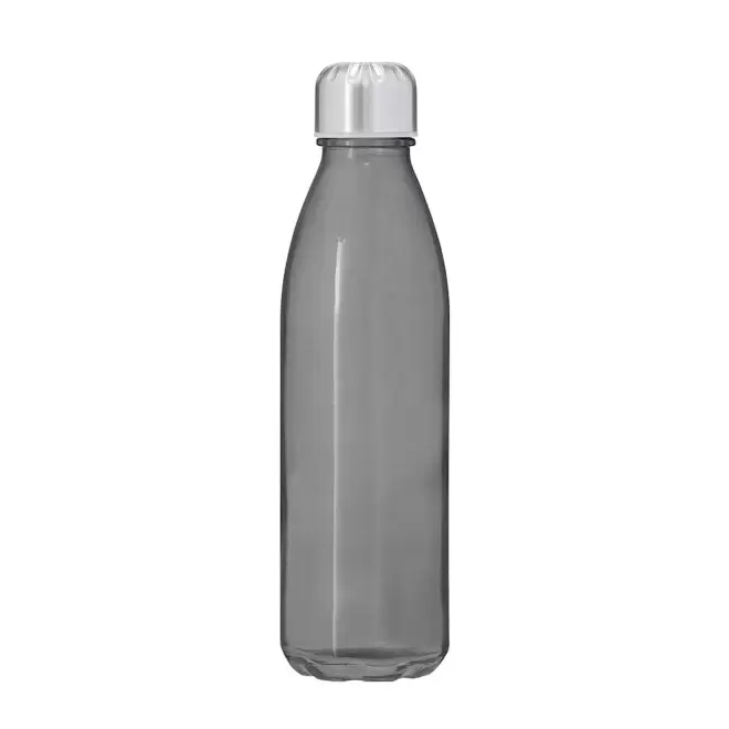 BOUTEILLE EN VERRE RECYCLE 650ML PERSONNALISABLE 'MANYL' - noir