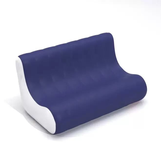 SOFA GONFLABLE PERSONNALISABLE 'BUBBLE DOUBLE' - quadrichromie