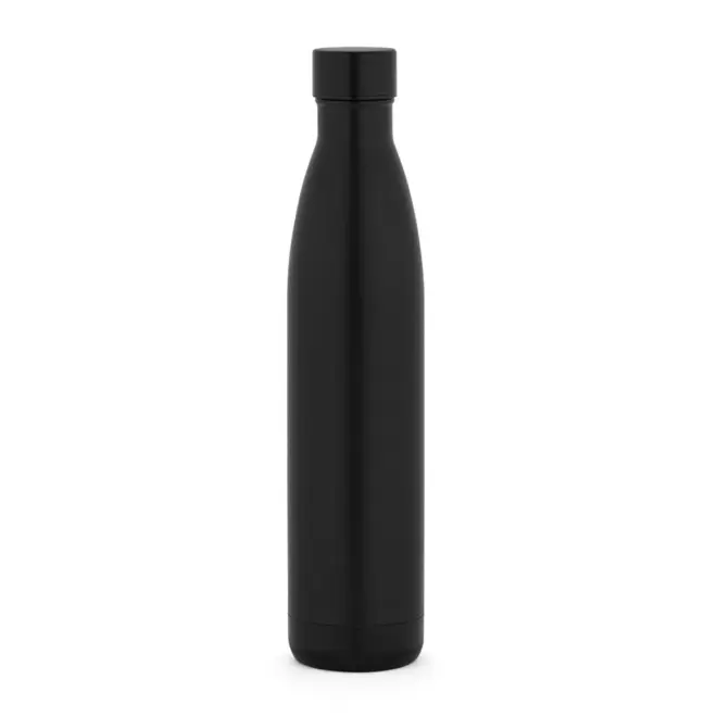 BOUTEILLE ISOTHERME 1L PERSONNALISEE 'ALMIA RECYCLEE' - noir