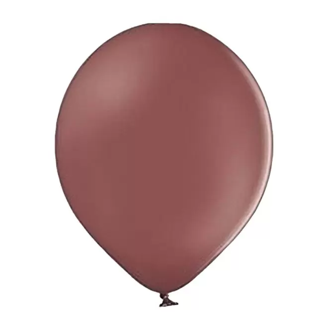 BALLON DE BAUDRUCHE PERSONNALISE ø30 CM 'LUFT QUADRI' - marron clair