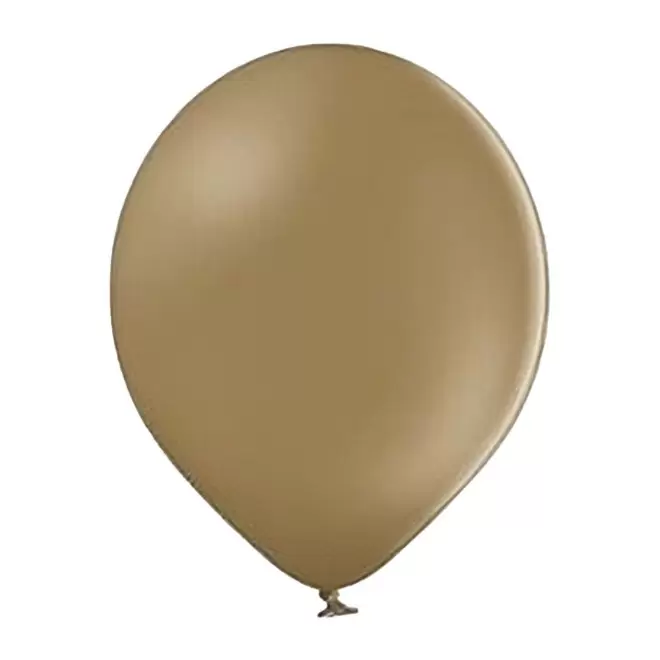 BALLON DE BAUDRUCHE PERSONNALISE ø30 CM 'LUFT QUADRI' - brun doré