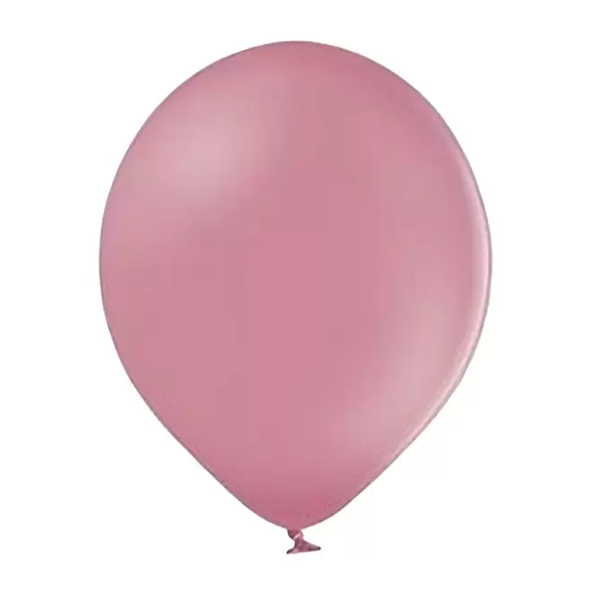 BALLON DE BAUDRUCHE PERSONNALISE ø30 CM 'LUFT QUADRI' - vieux rose