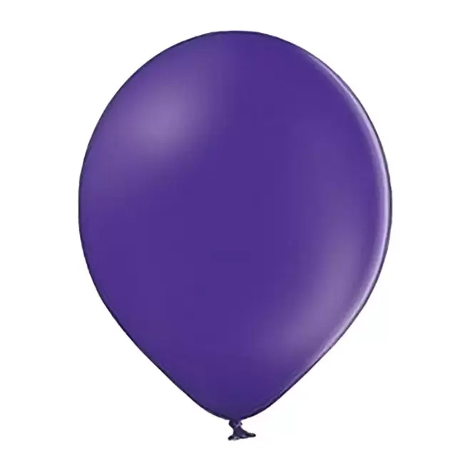BALLON DE BAUDRUCHE PERSONNALISE ø30 CM 'LUFT QUADRI' - violet foncé