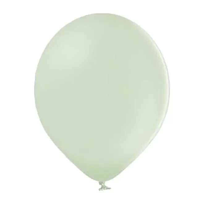 BALLON DE BAUDRUCHE PERSONNALISE ø30 CM 'LUFT QUADRI' - vert pastel