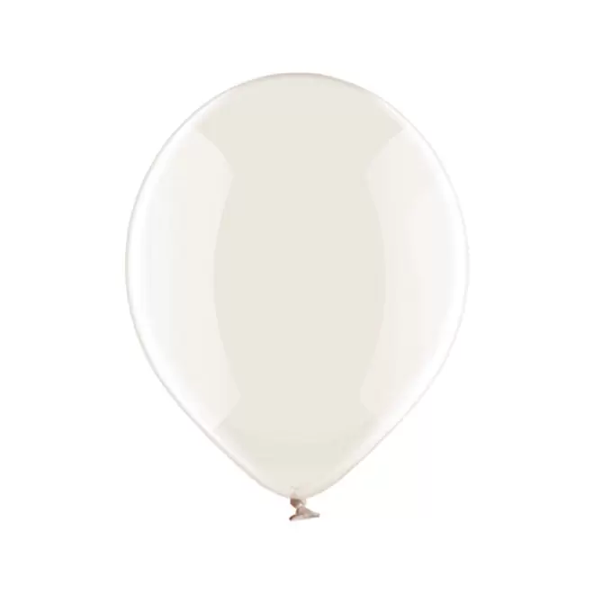 BALLON TRANSPARENT PERSONNALISE ø30 CM 'LUFT QUADRI' - blanc transparent