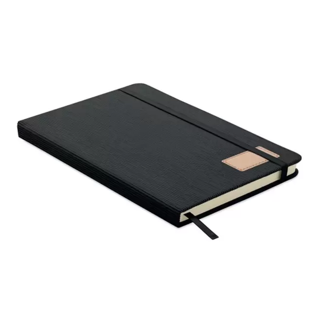 CARNET A5 VELOURS PERSONNALISE 'CORDO' - noir