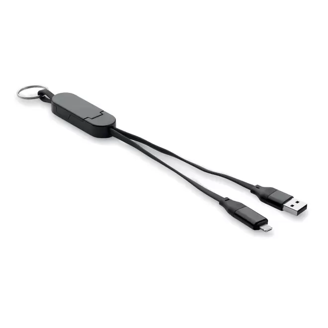 CABLE SUPPORT TELEPHONE PERSONNALISABLE 'SUKA' - noir